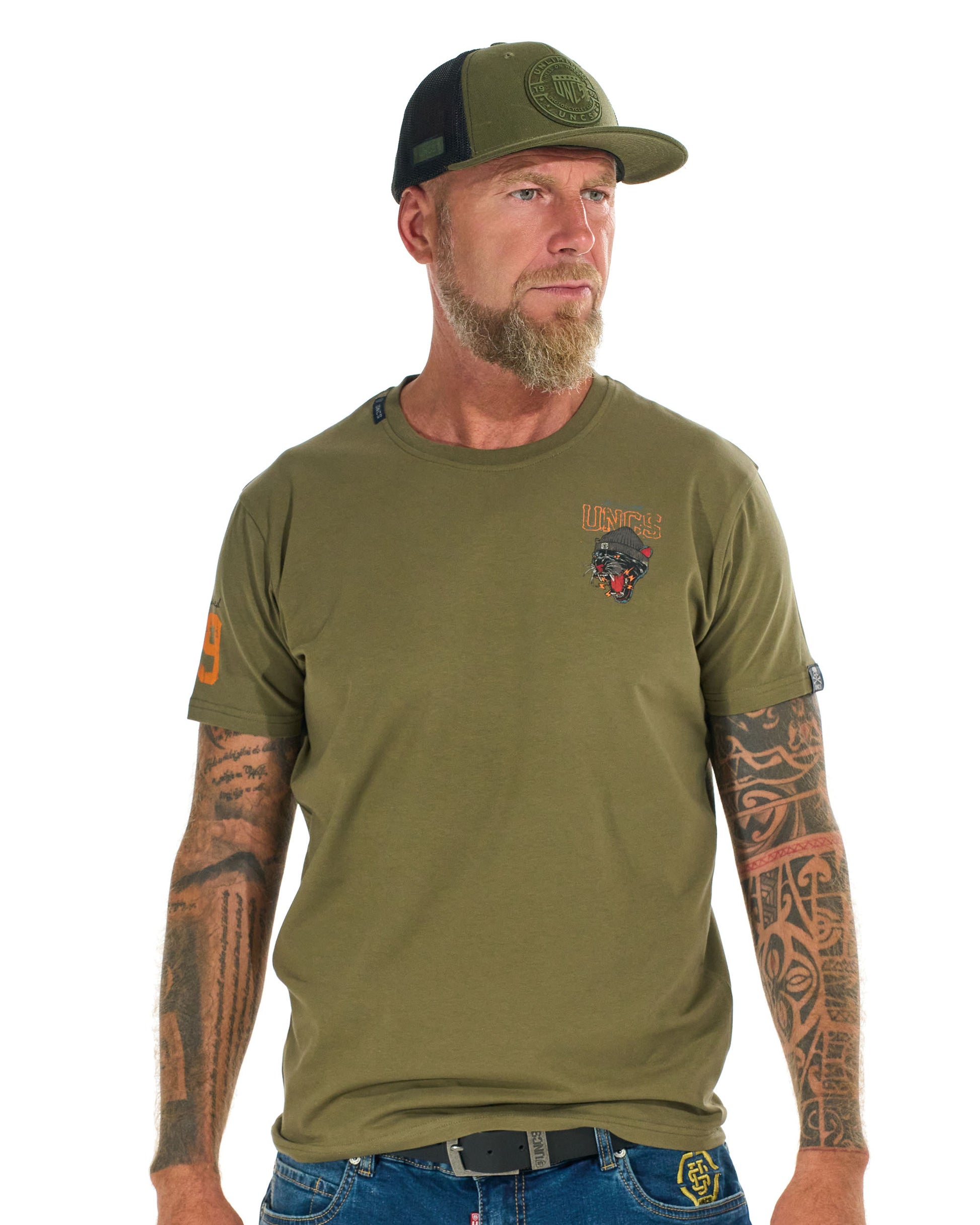 Férfi póló PANTHER KHAKI