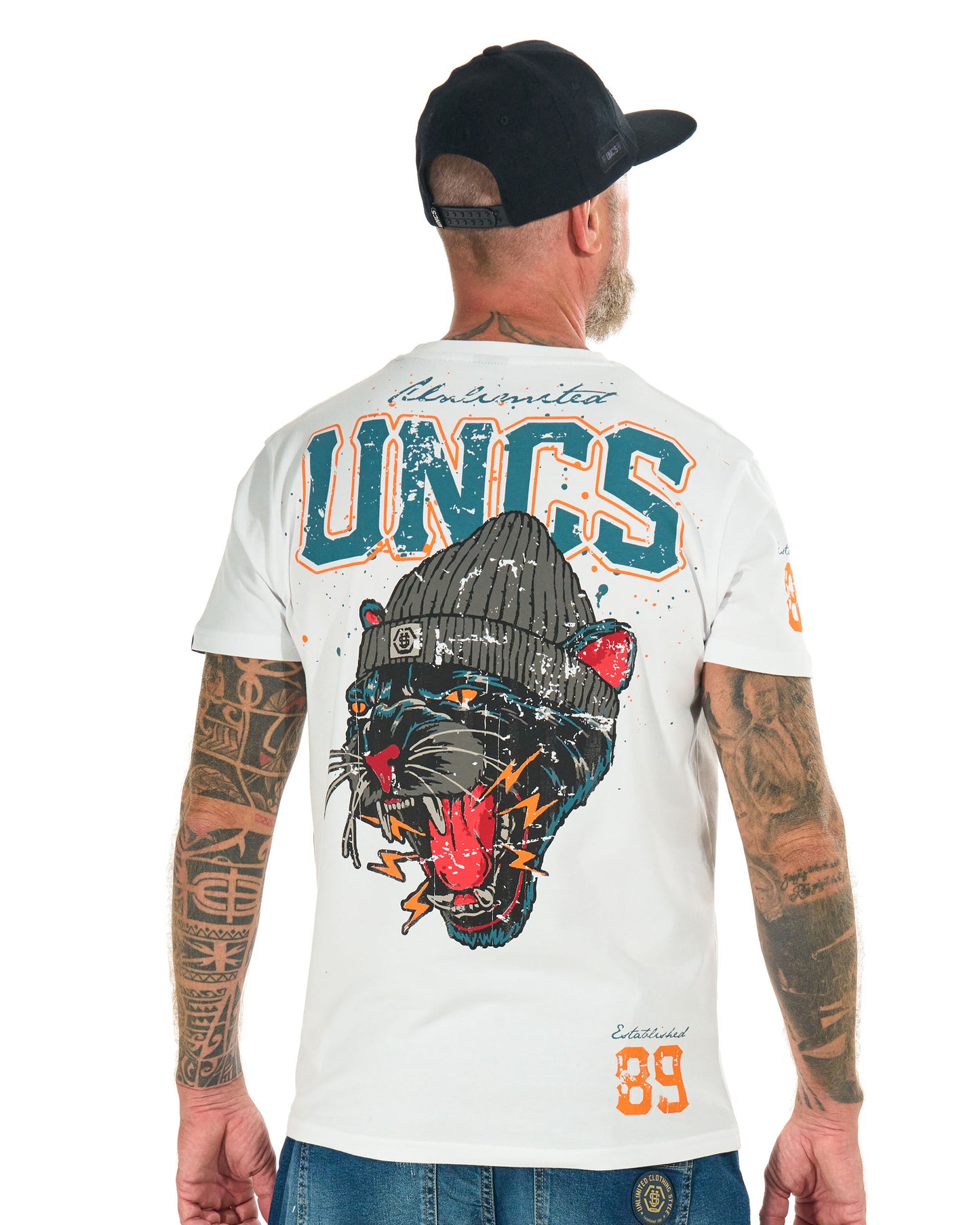 Férfi póló PANTHER WHITE