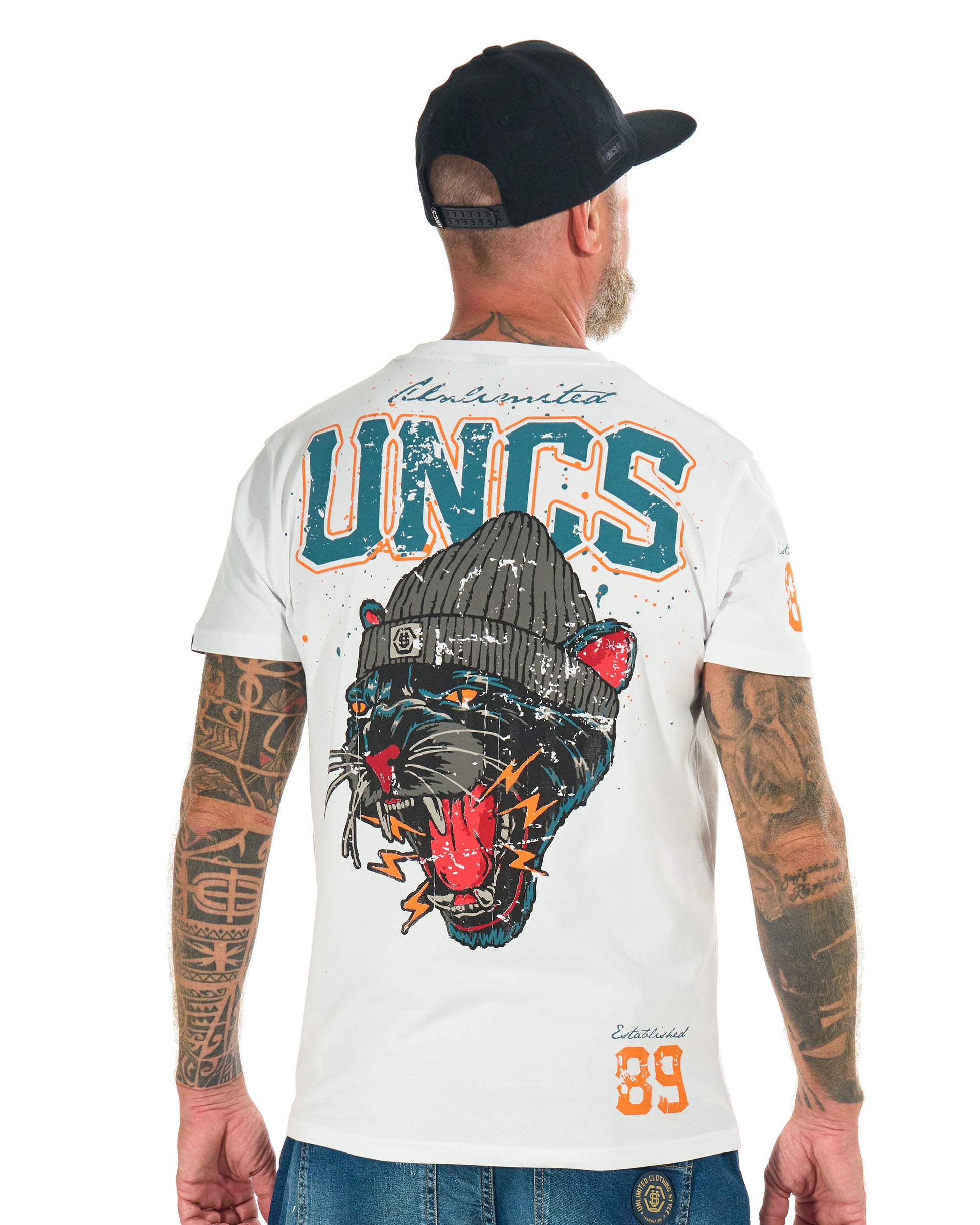 Férfi póló PANTHER WHITE