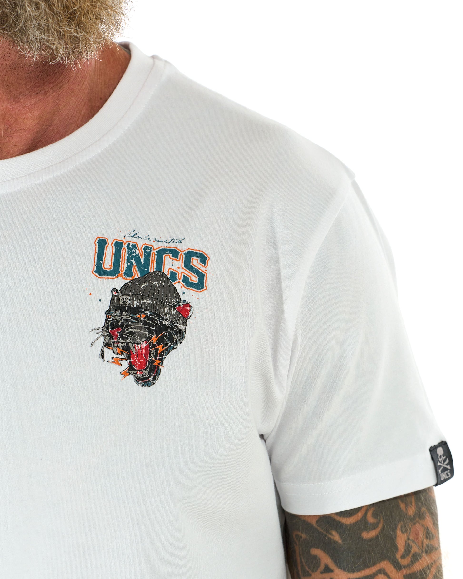 Férfi póló PANTHER WHITE