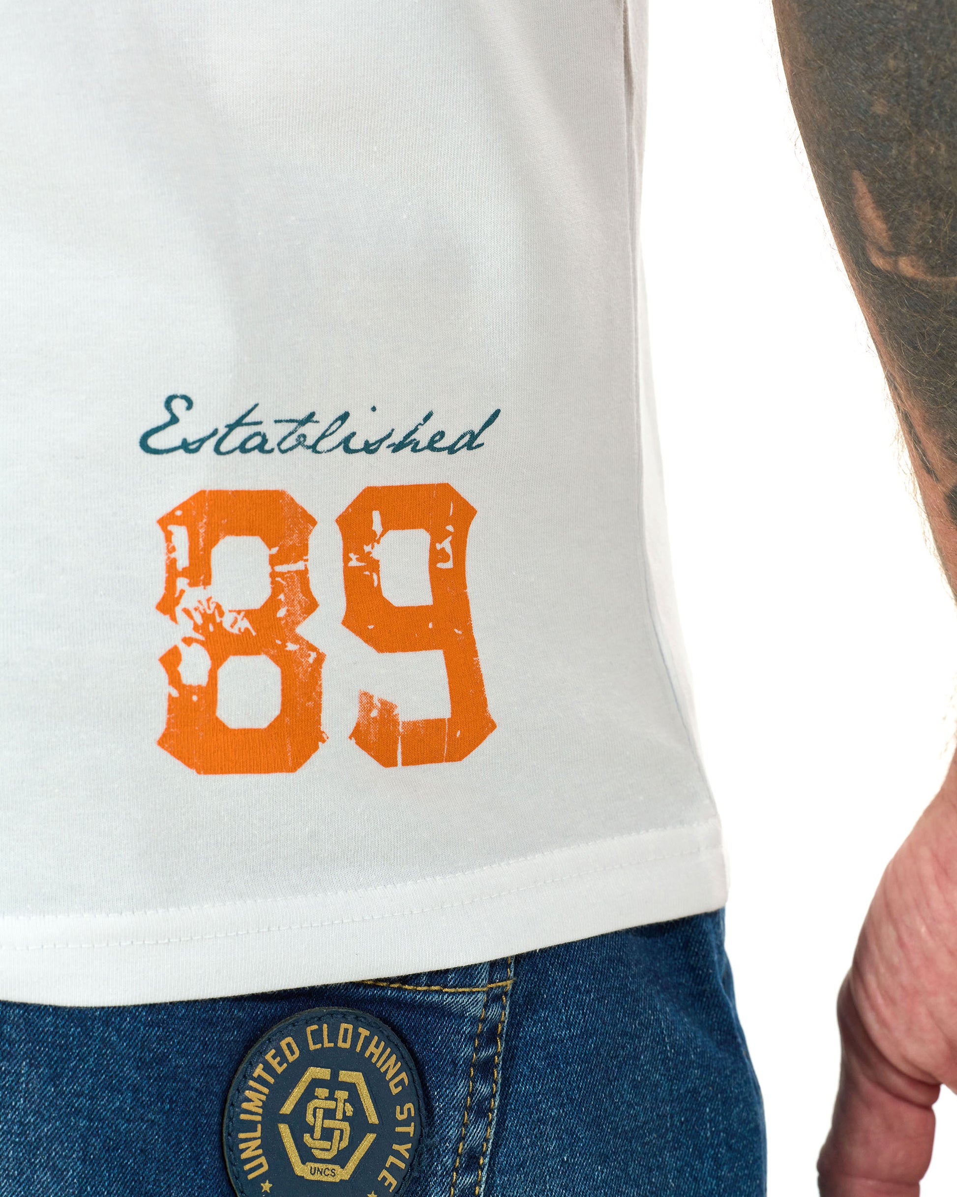 Férfi póló PANTHER WHITE