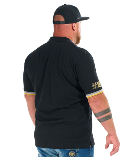 Férfi galléros póló BRENDON III BLACK