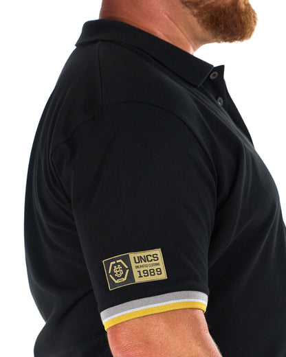 Férfi galléros póló BRENDON III BLACK