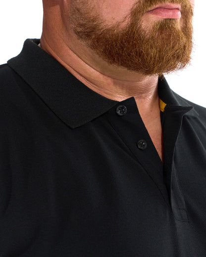 Férfi galléros póló BRENDON III BLACK