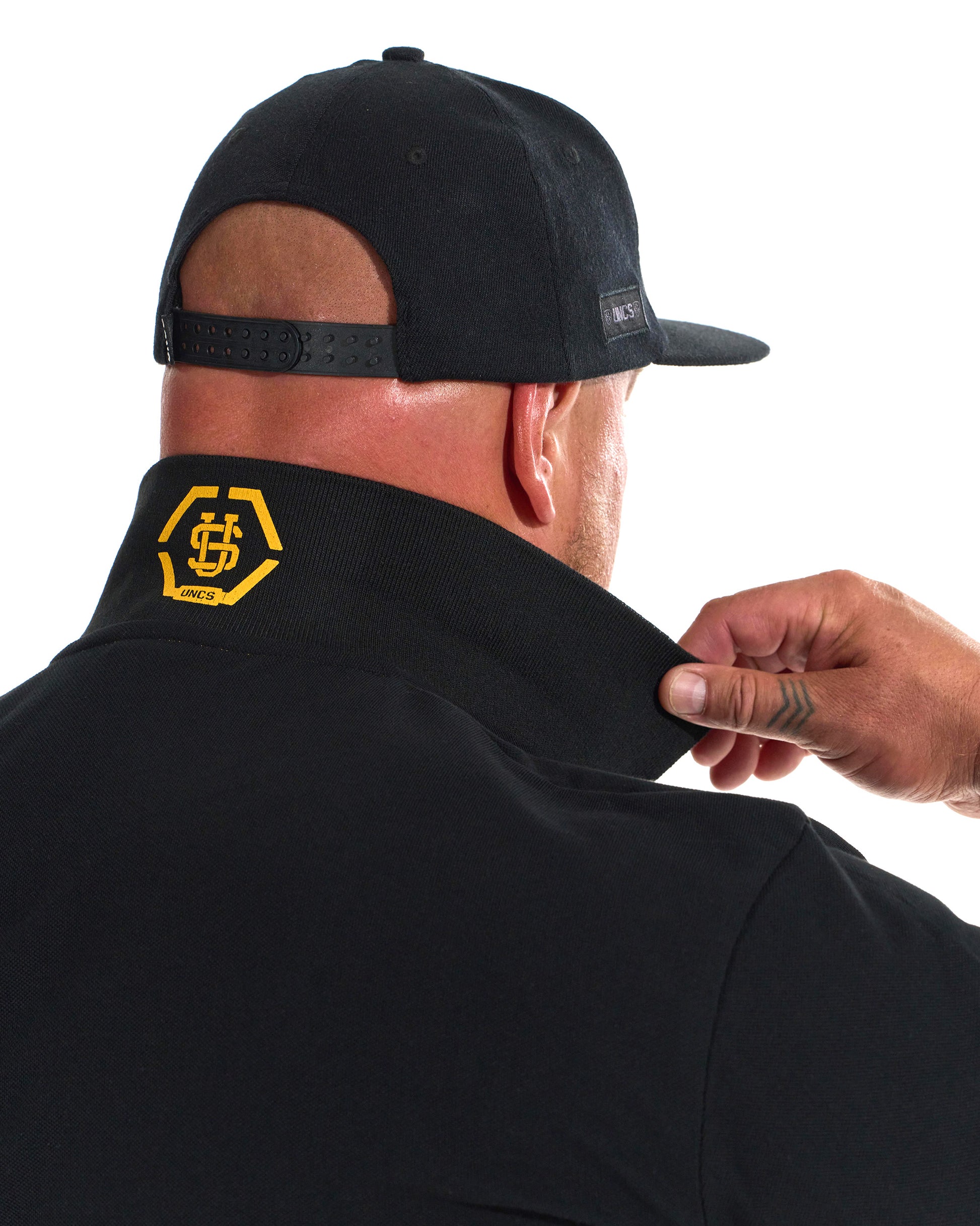 Férfi galléros póló BRENDON III BLACK