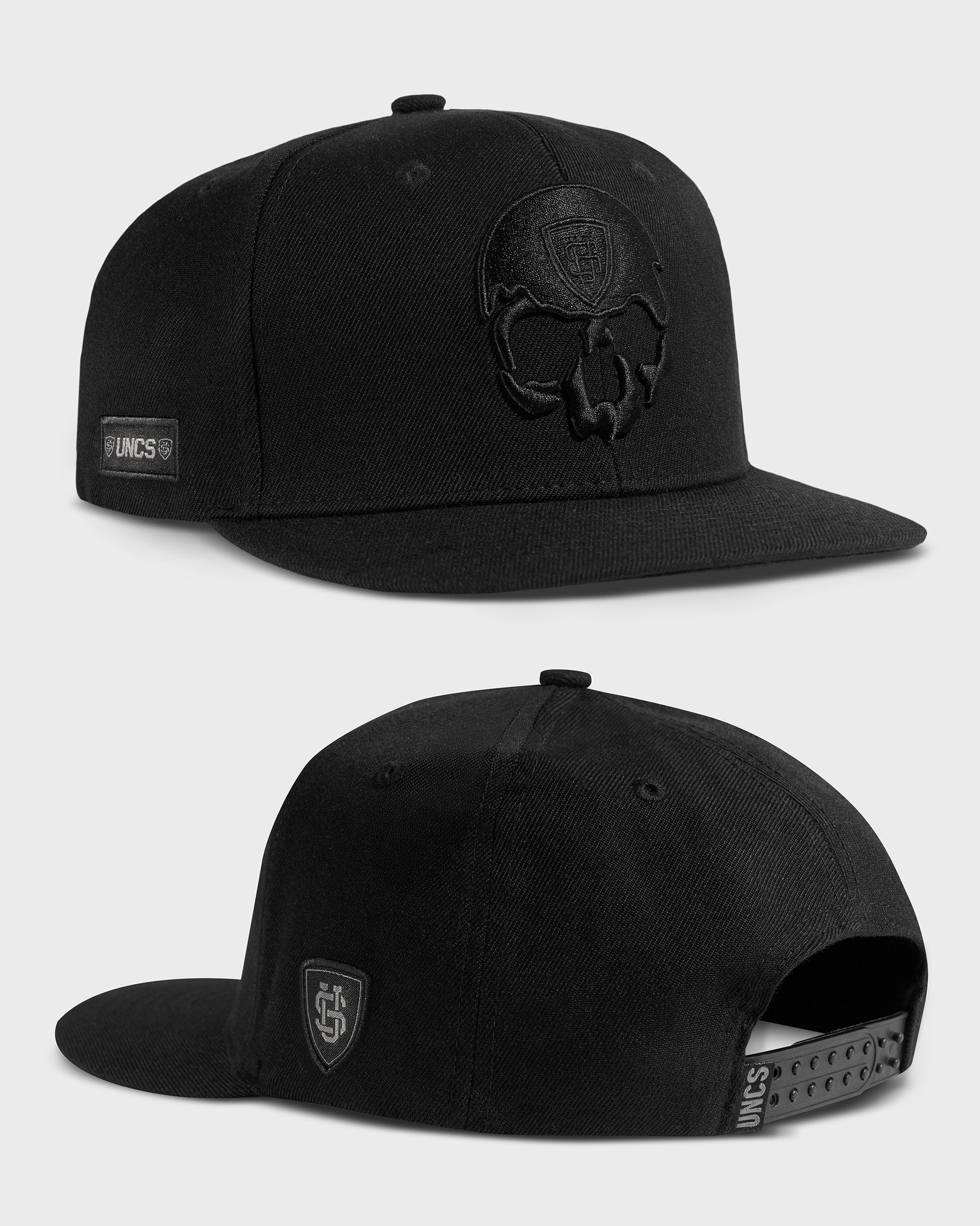 Férfi sapka SKULL BLACK/BLACK