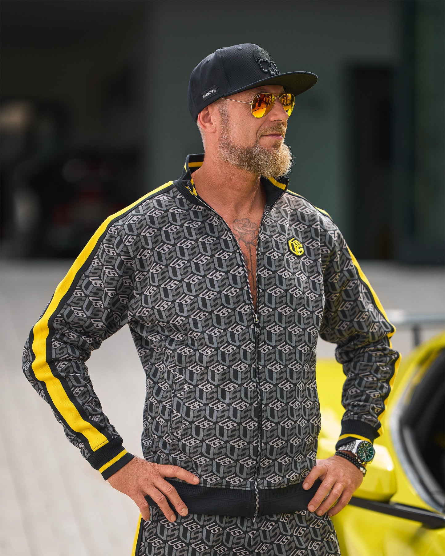 Férfi sapka SKULL BLACK/BLACK