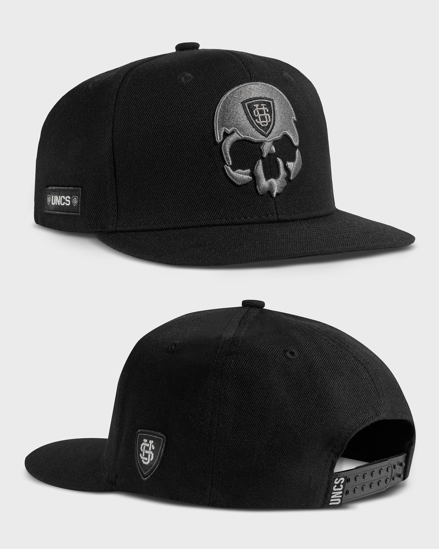 Férfi sapka SKULL BLACK/GREY