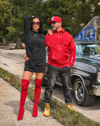 Férfi sapka SKULL RED