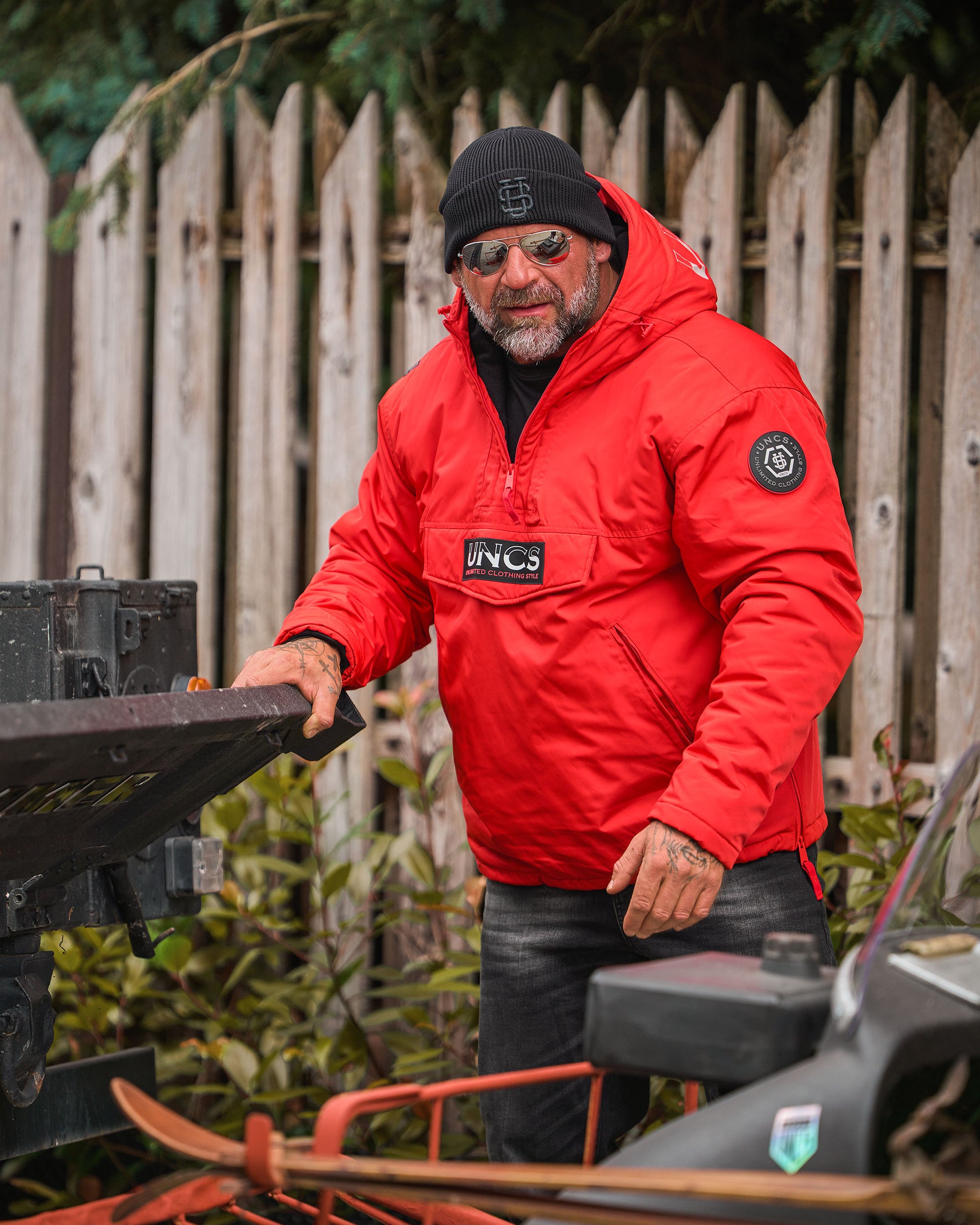 Férfi dzseki BOZEMAN RED