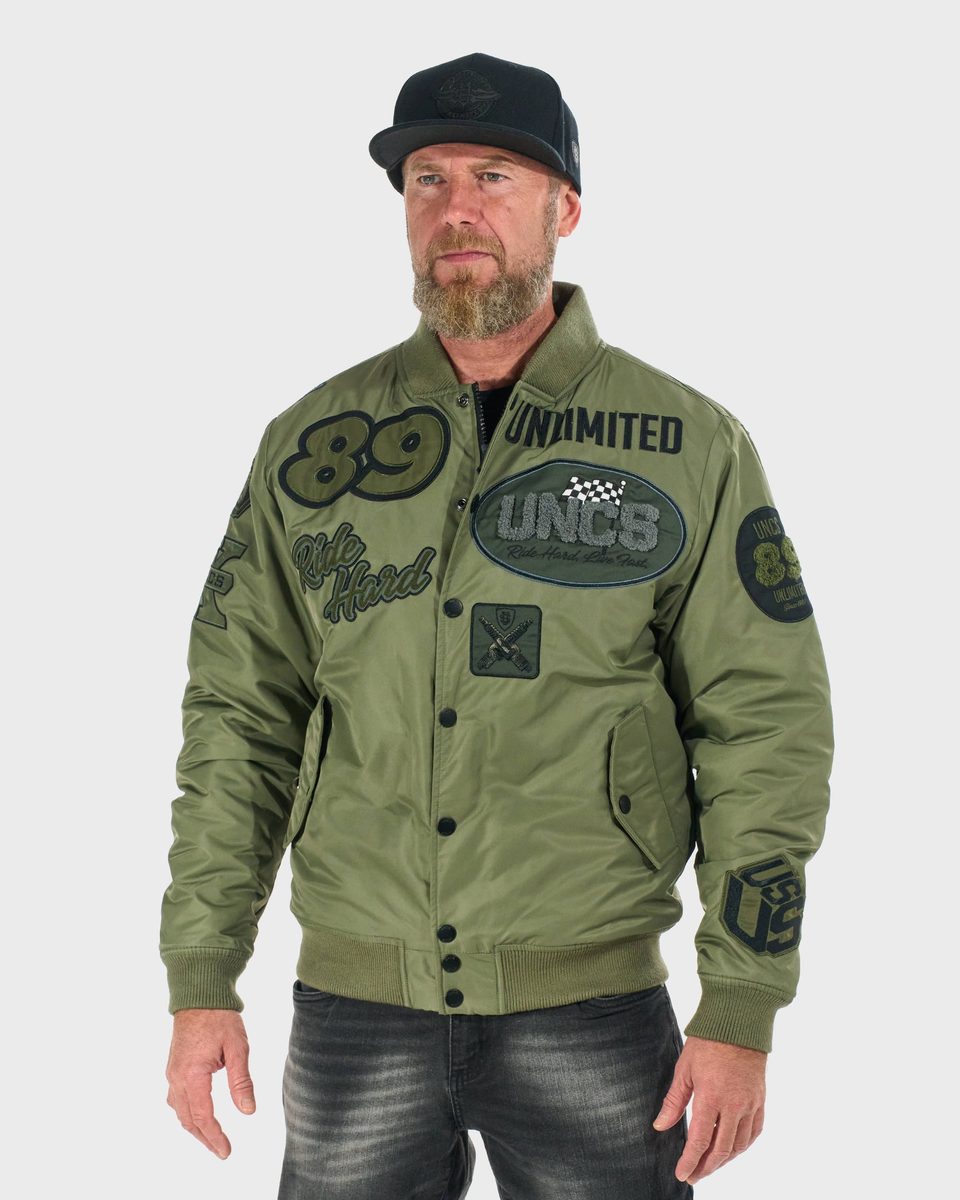 Férfi dzseki RIDE HARD KHAKI
