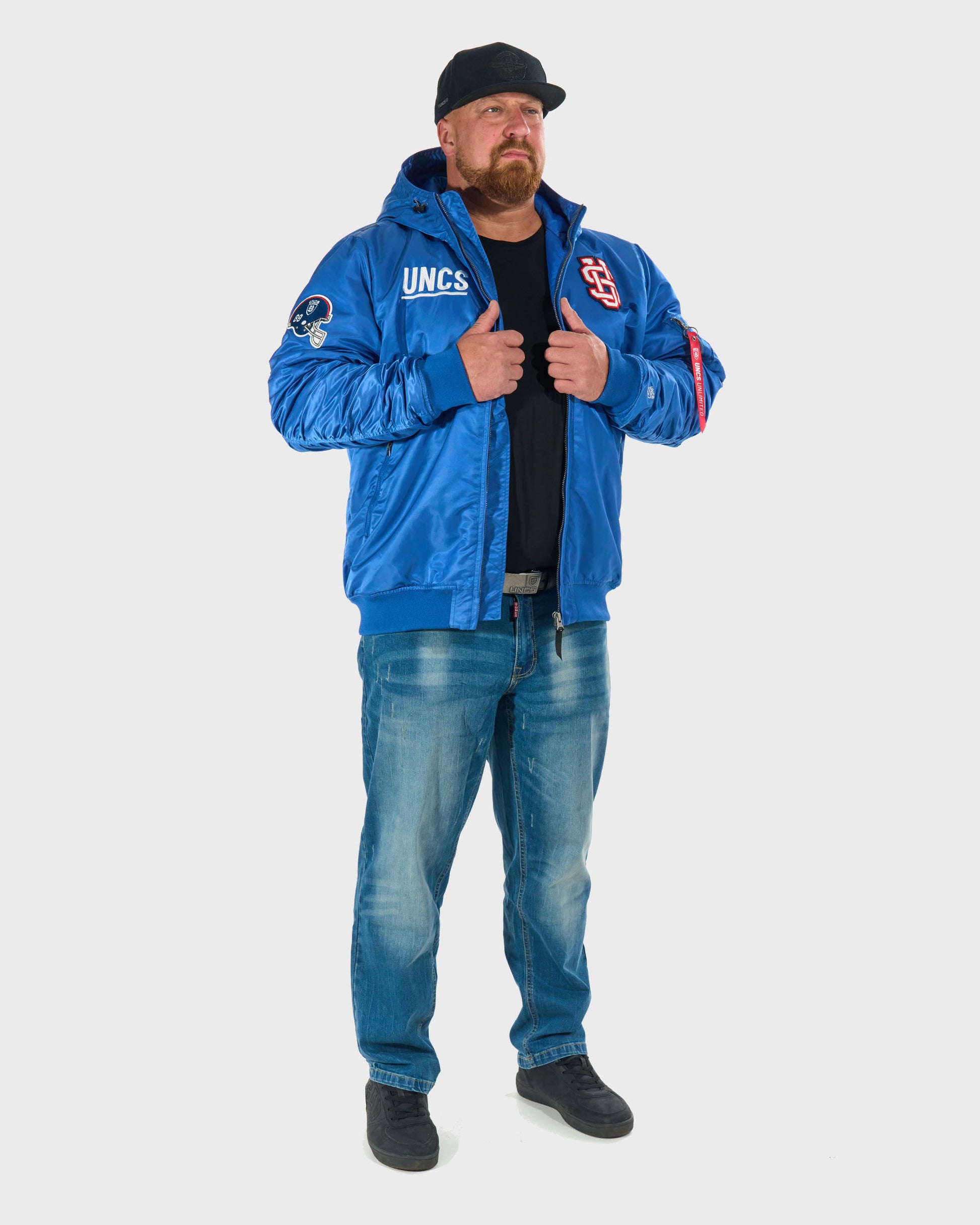 Férfi dzseki HELMET BLUE