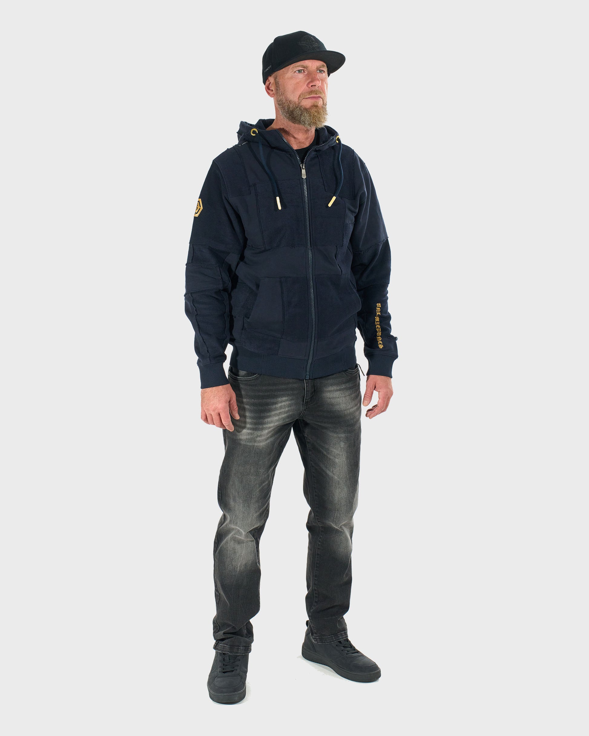 Férfi melegítőfelső CARTER III BLUE