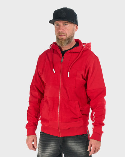 Férfi melegítőfelső CARTER III RED