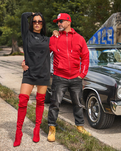 Férfi melegítőfelső CARTER III RED