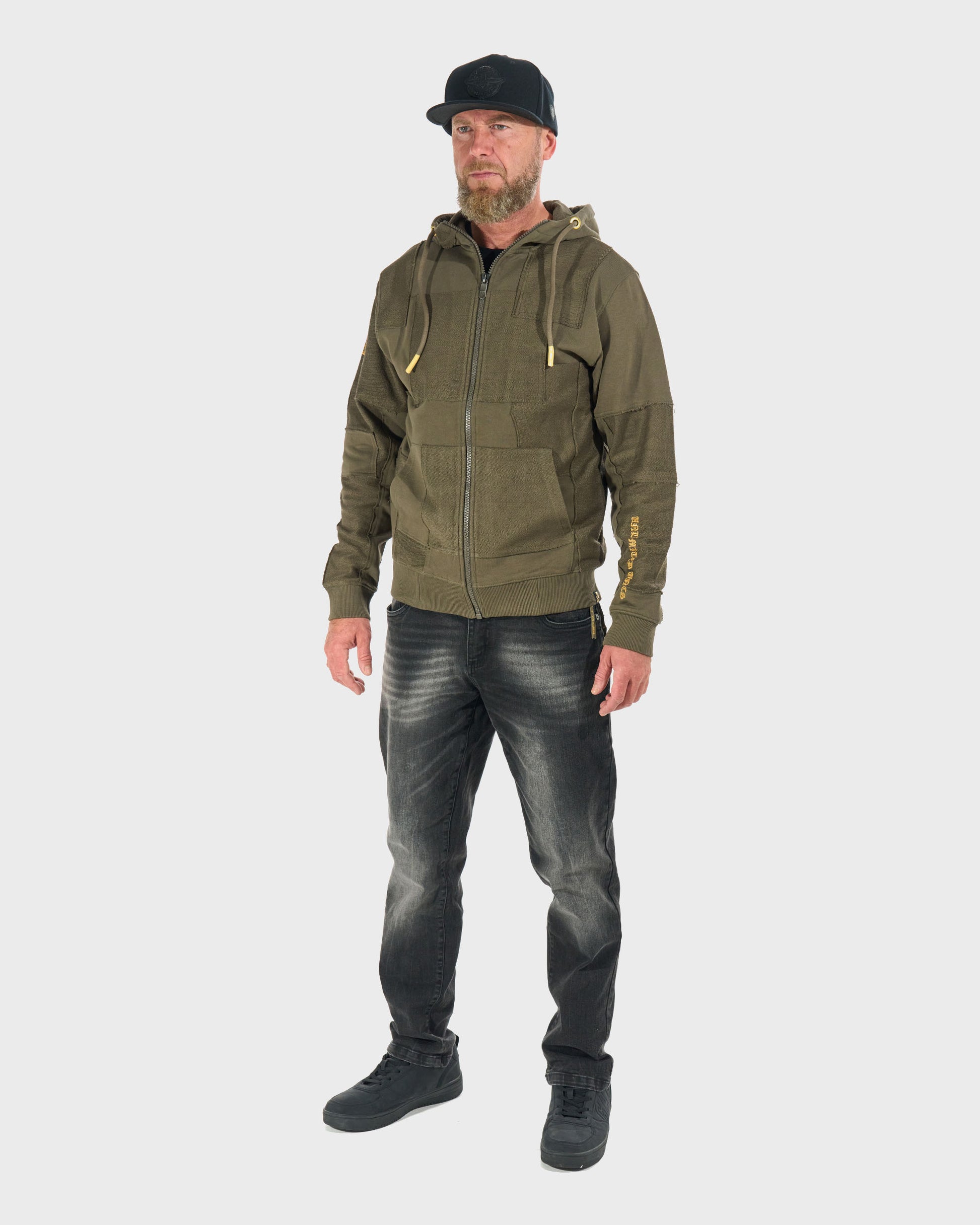 Férfi melegítőfelső CARTER III KHAKI