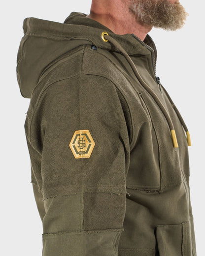 Férfi melegítőfelső CARTER III KHAKI