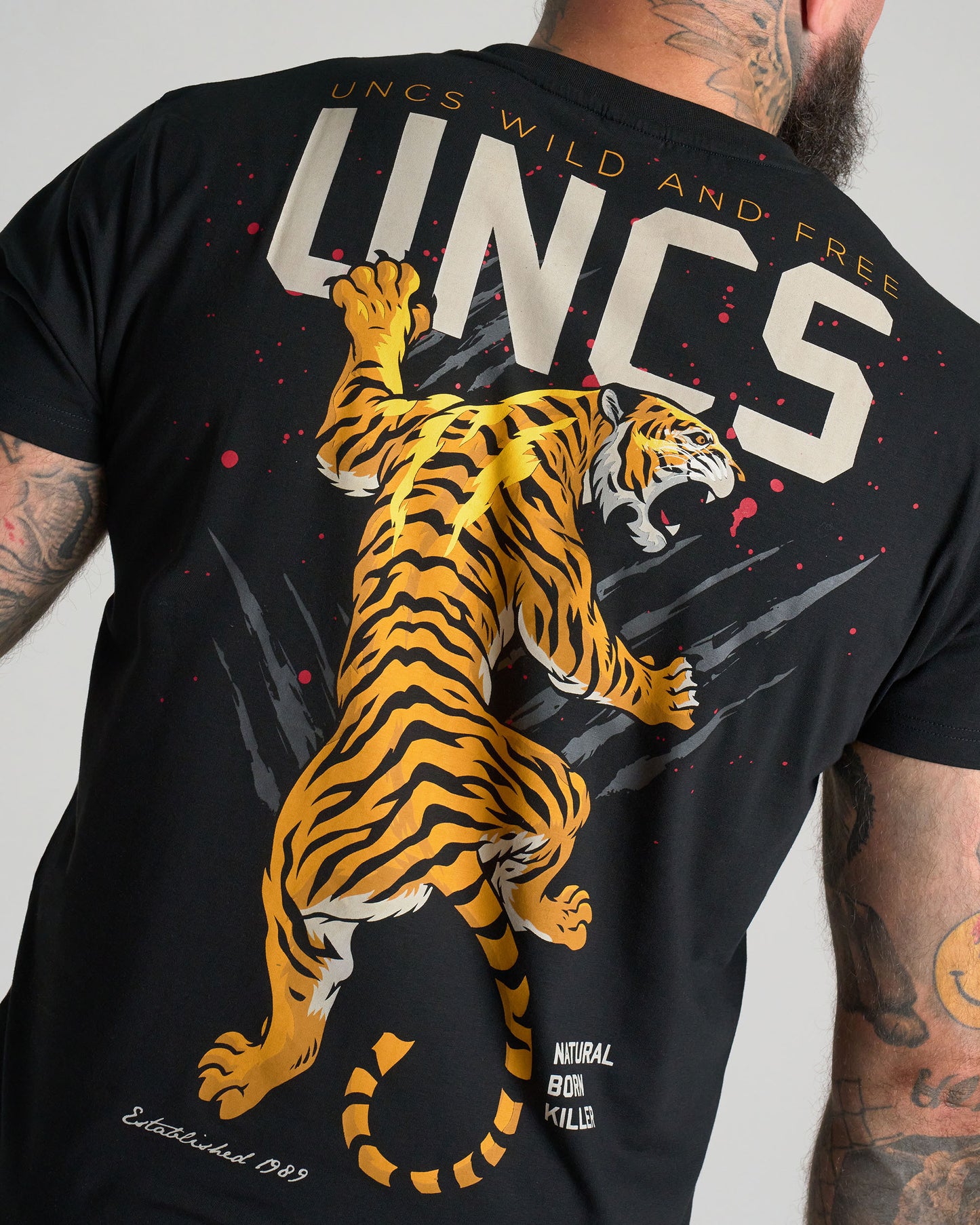Férfi póló TIGER II BLACK