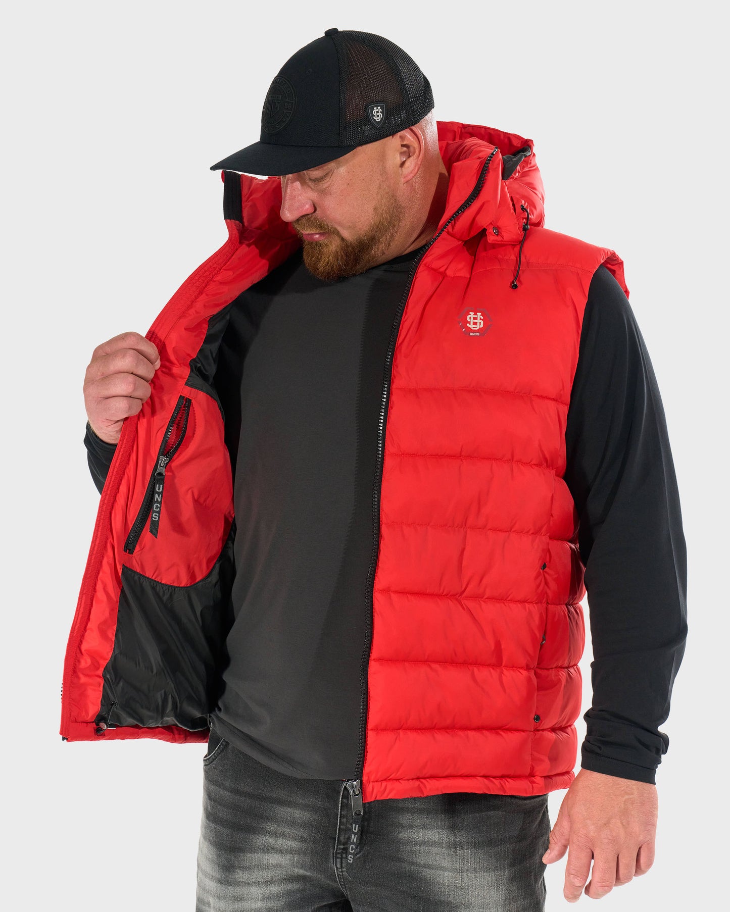 Férfi mellény FLINT II RED