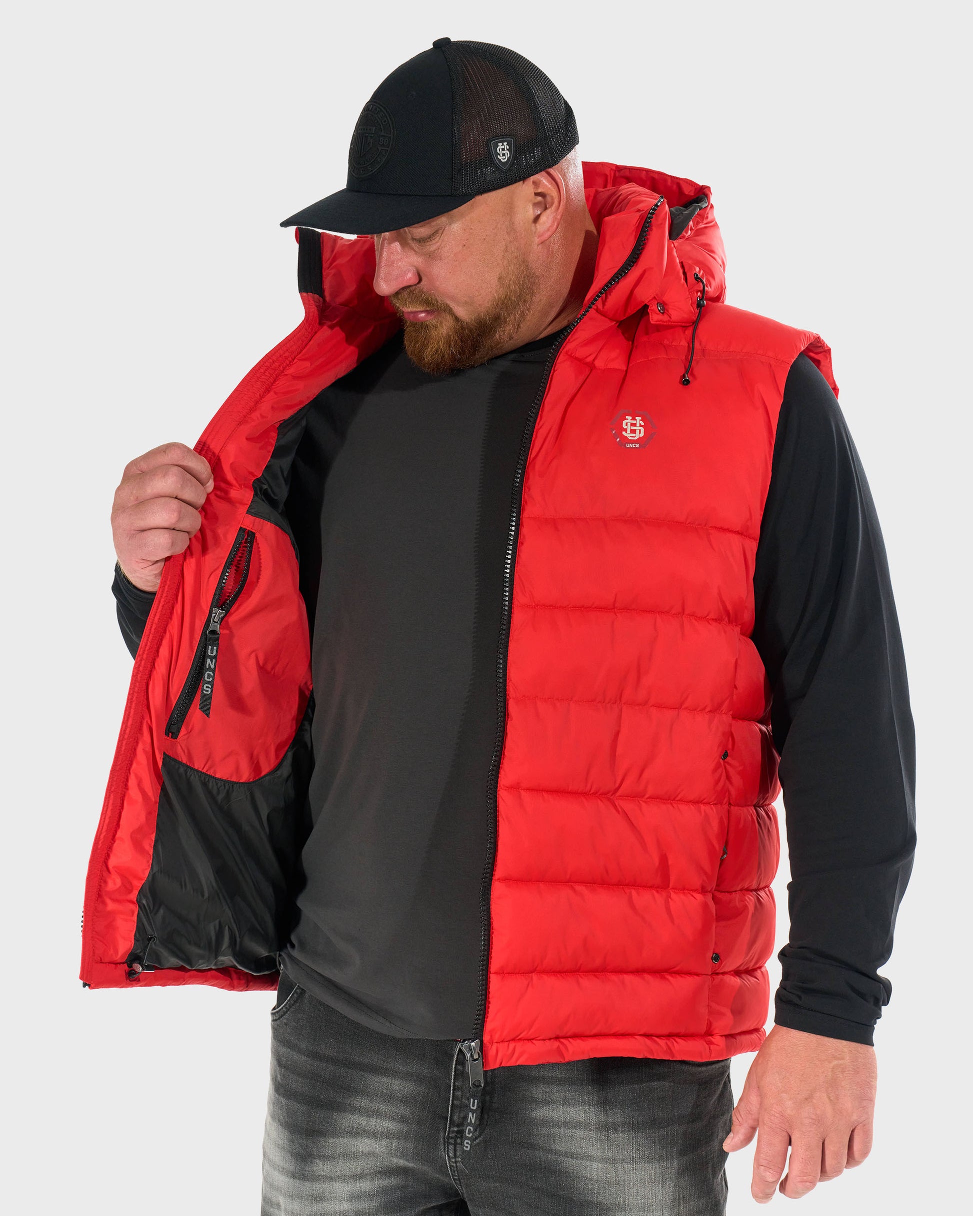Férfi mellény FLINT II RED
