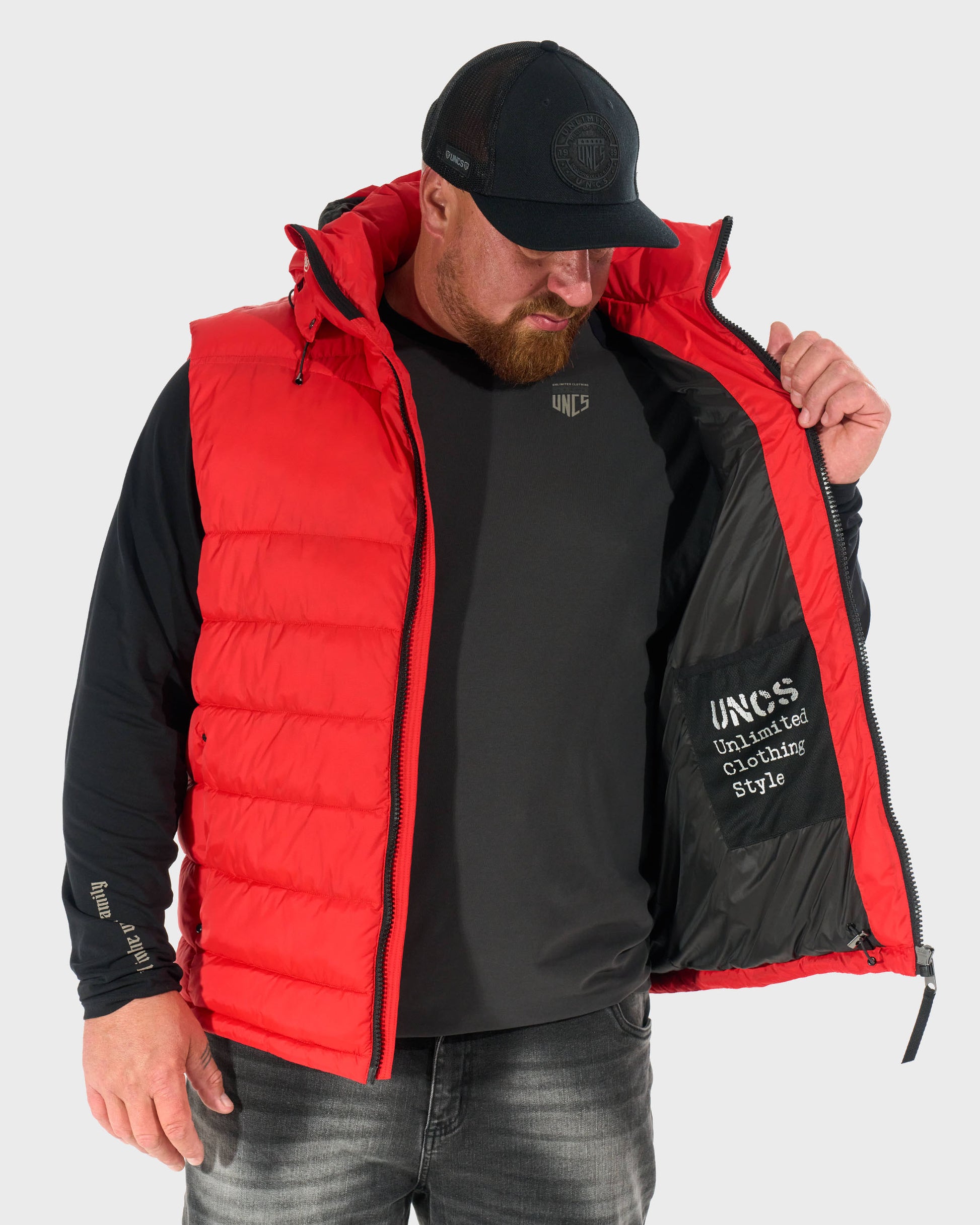 Férfi mellény FLINT II RED