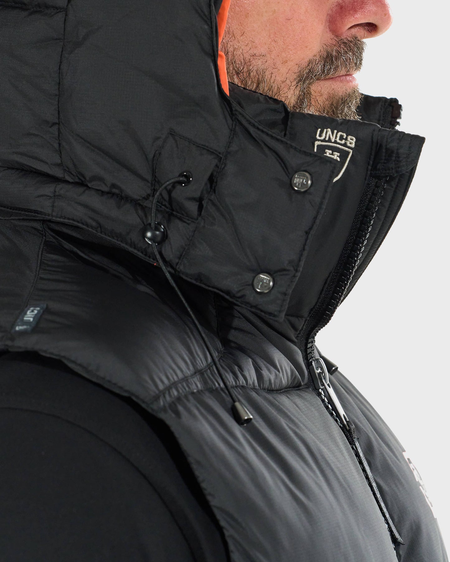 Férfi mellény FLINT II BLACK/ORANGE