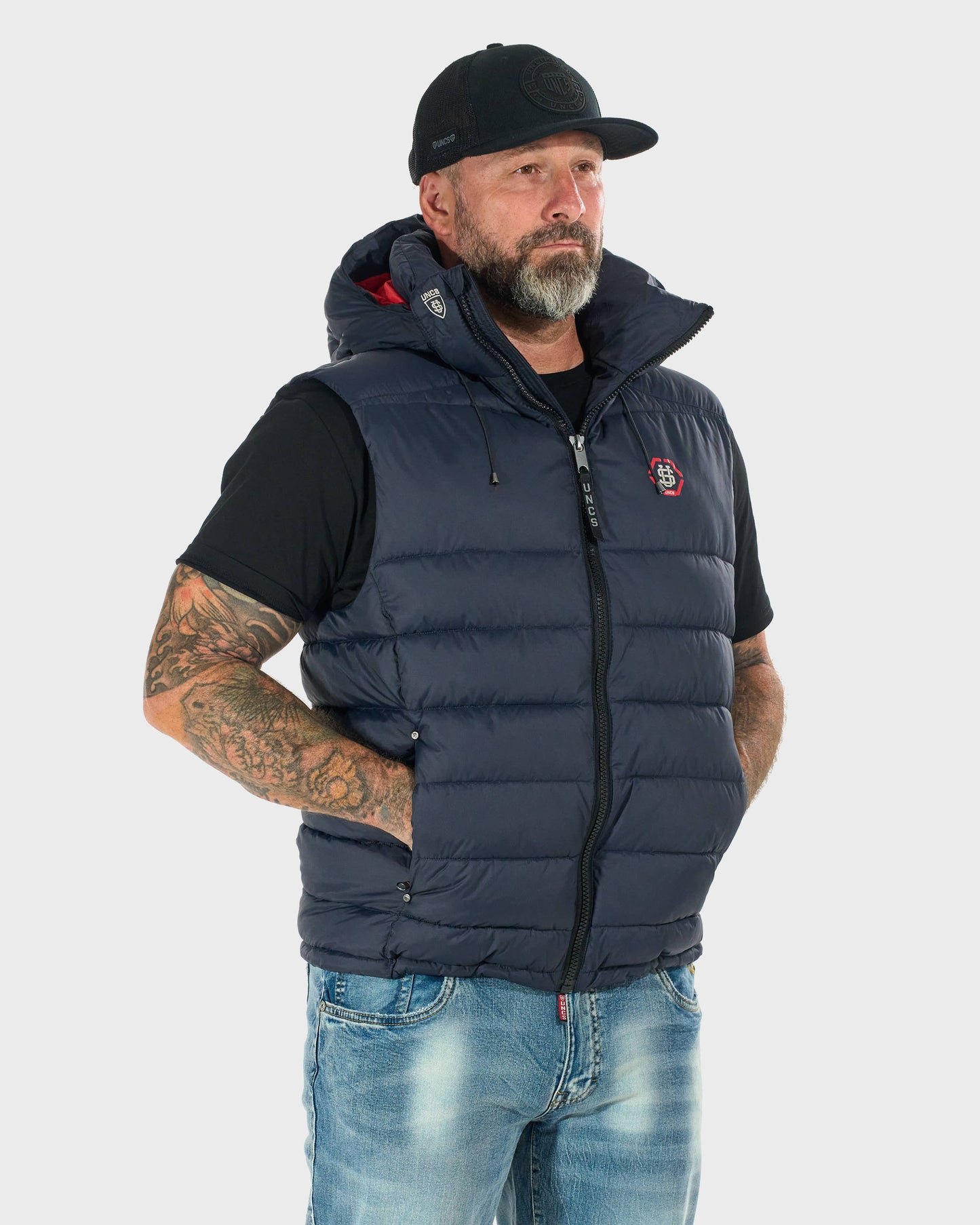 Férfi mellény FLINT II NAVY
