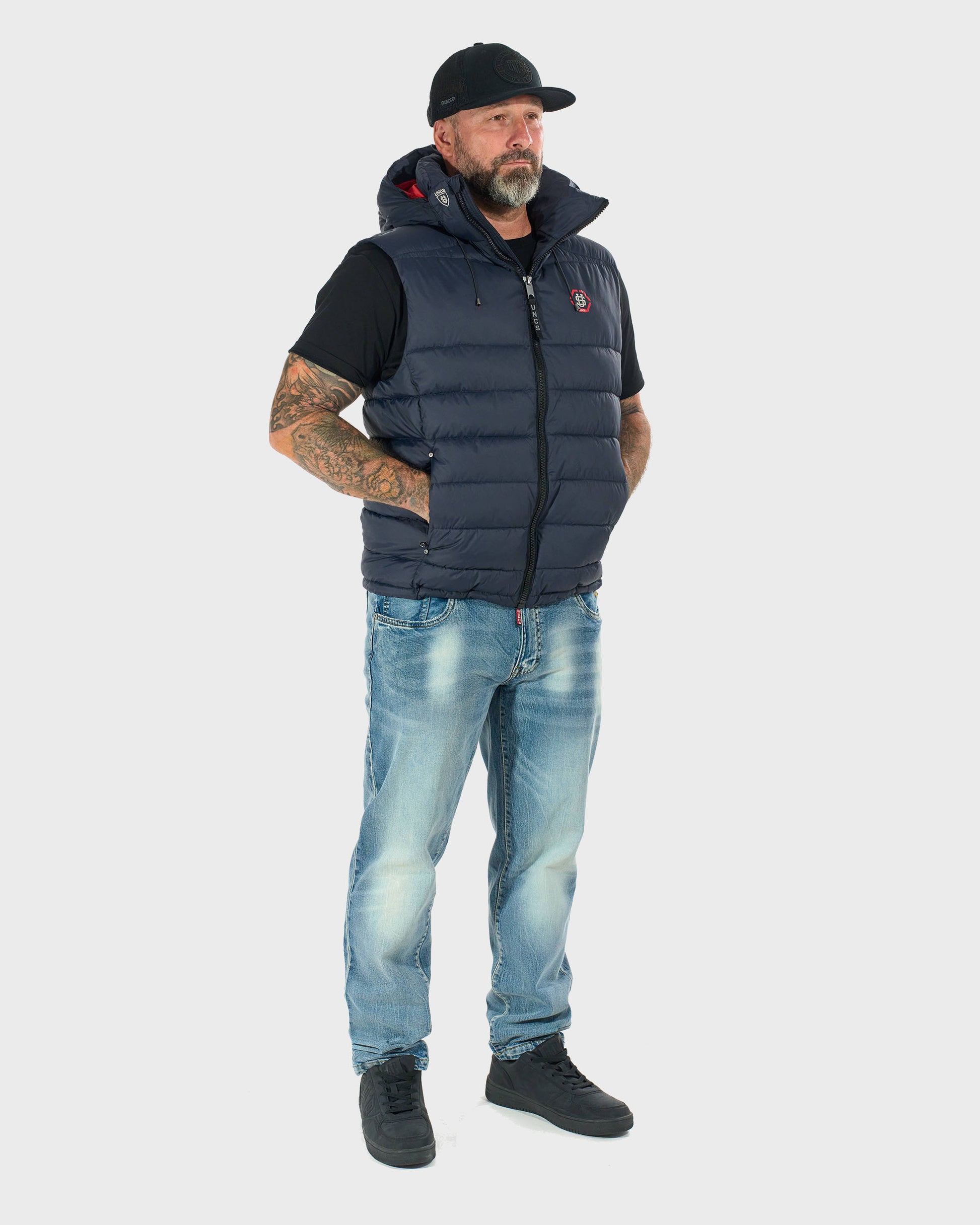 Férfi mellény FLINT II NAVY