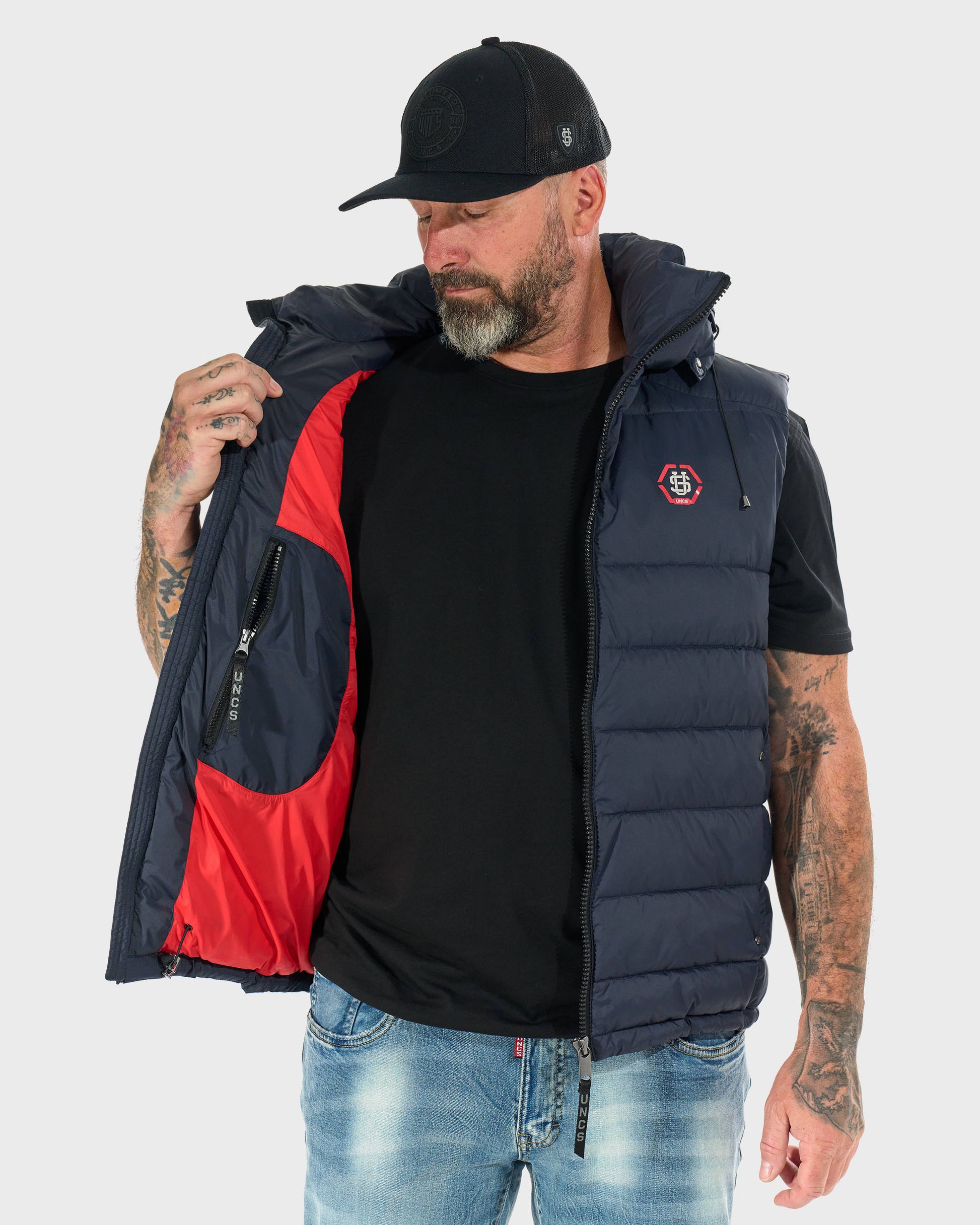 Férfi mellény FLINT II NAVY