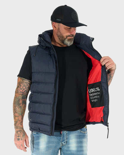 Férfi mellény FLINT II NAVY