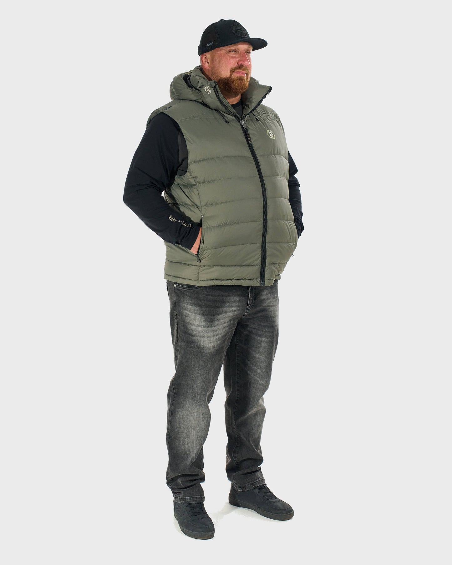 Férfi mellény FLINT II KHAKI