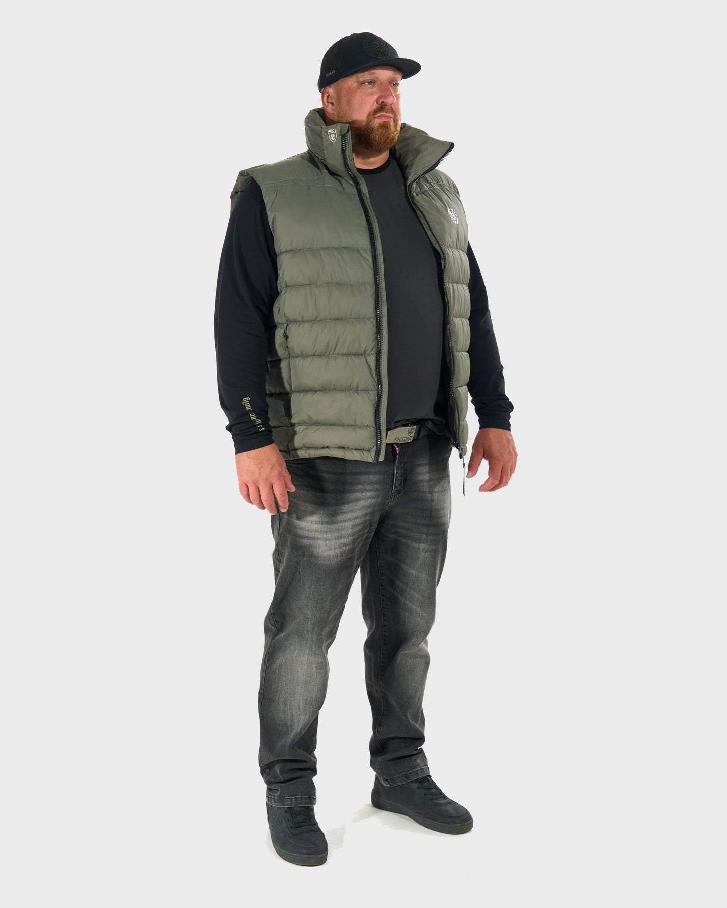 Férfi mellény FLINT II KHAKI