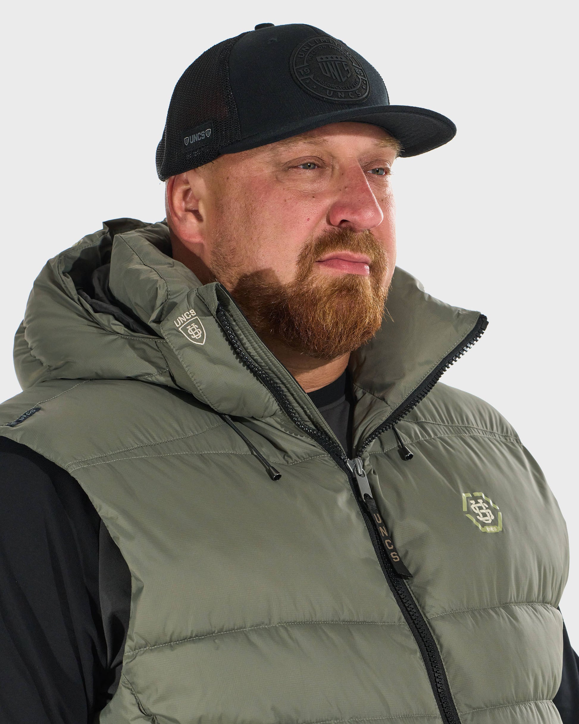 Férfi mellény FLINT II KHAKI