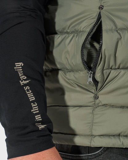 Férfi mellény FLINT II KHAKI