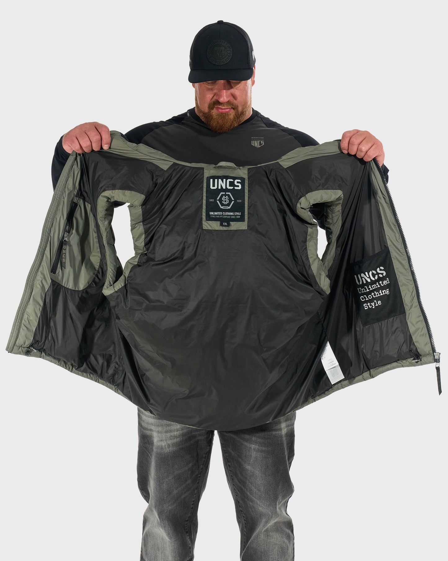 Férfi mellény FLINT II KHAKI