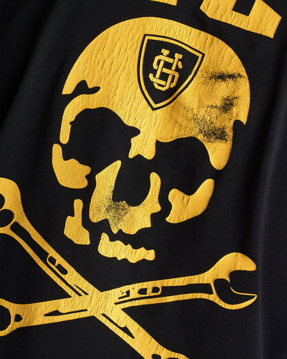 Férfi póló WRENCH BLACK/YELLOW