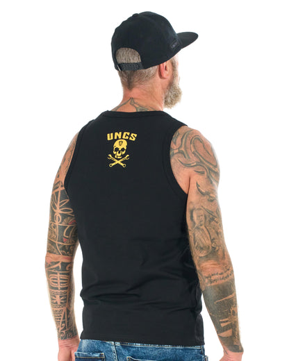 Férfi top WRENCH BLACK/YELLOW