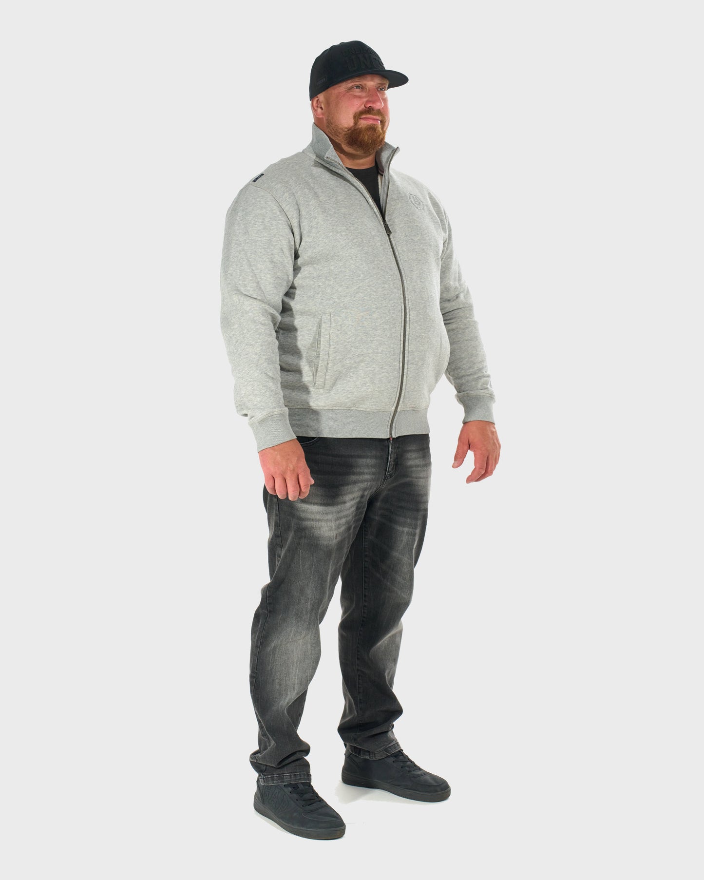 Férfi melegítőfelső HEXAGON GREY