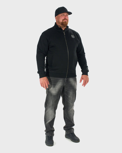 Férfi melegítőfelső HEXAGON BLACK