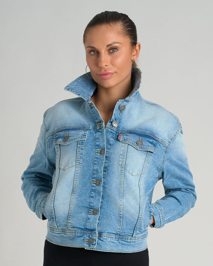 Női dzseki KATHRYN DENIM BLUE