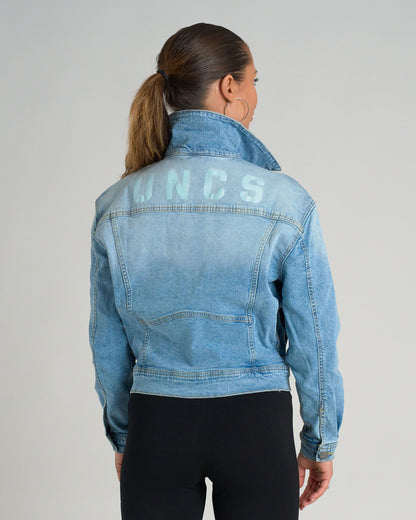 Női dzseki KATHRYN DENIM BLUE
