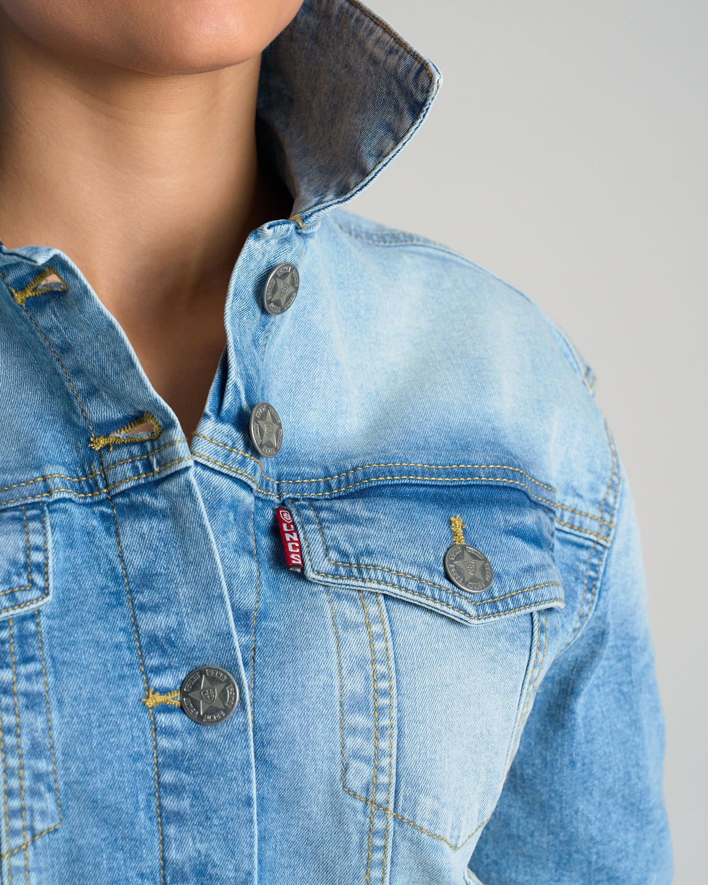 Női dzseki KATHRYN DENIM BLUE