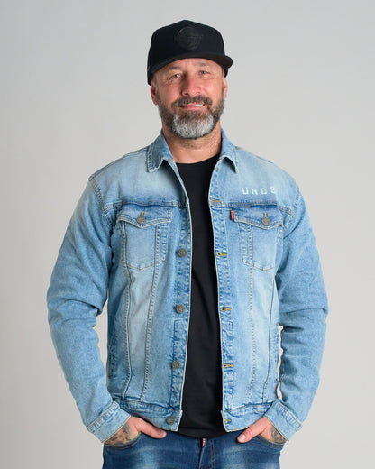 Férfi dzseki JASPER III DENIM BLUE