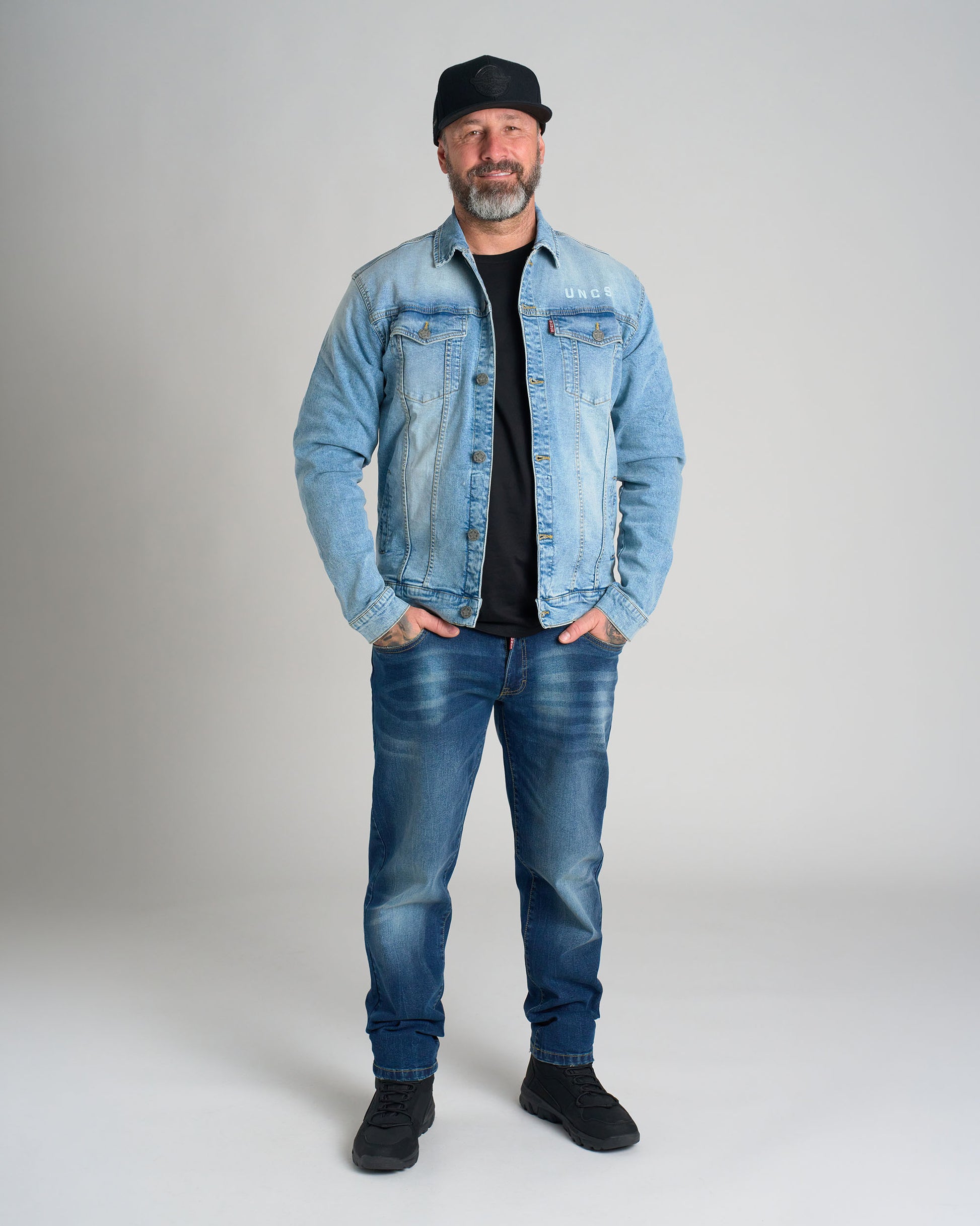 Férfi dzseki JASPER III DENIM BLUE