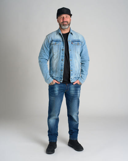 Férfi dzseki JASPER III DENIM BLUE