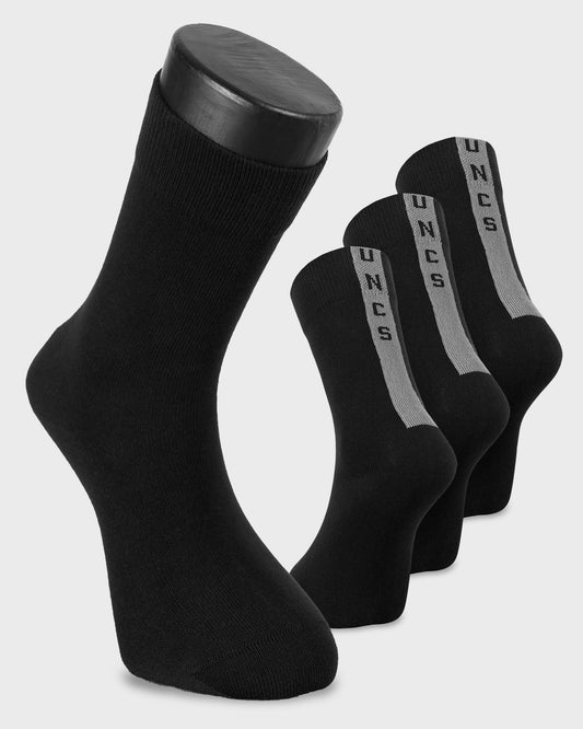 Férfi zoknik BAXTER (3 pár) BLACK/GREY