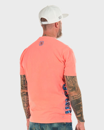 Férfi póló RODNEY IV FIERY CORAL