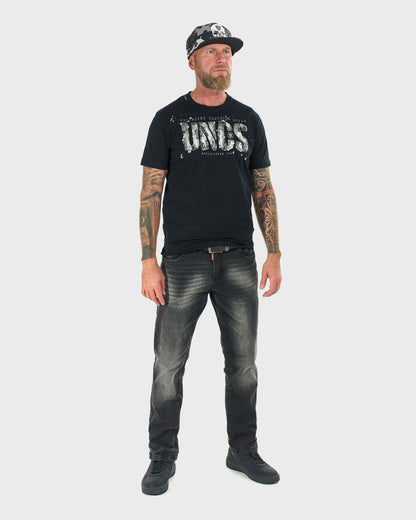 Férfi póló RODNEY III BLACK/GREY