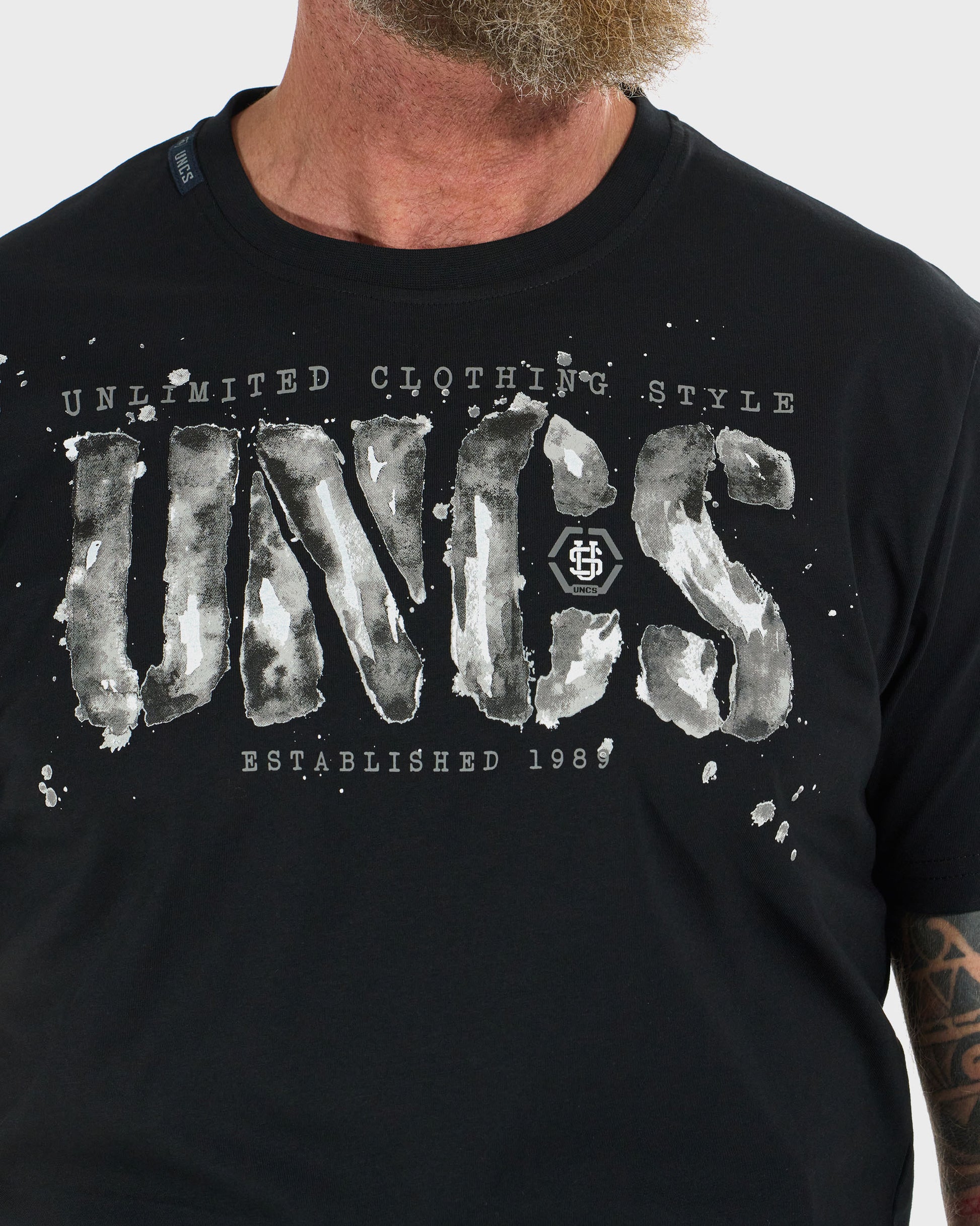 Férfi póló RODNEY III BLACK/GREY