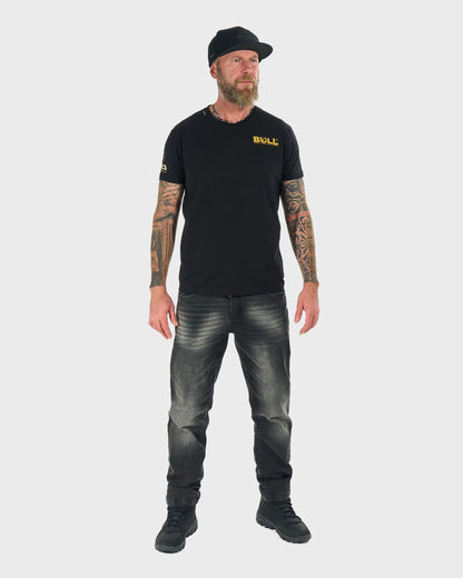 Férfi póló BULL II BLACK